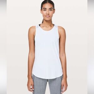 Lululemon x Soulcycle White Sculp Tank II Top Size 2 NWT